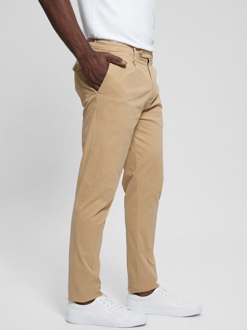 Guess Noah Straight Pants - Travertine Sand