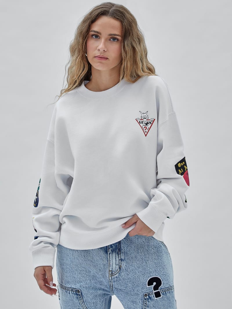 Guess GUESS Originals x Market Crewneck - Pure White