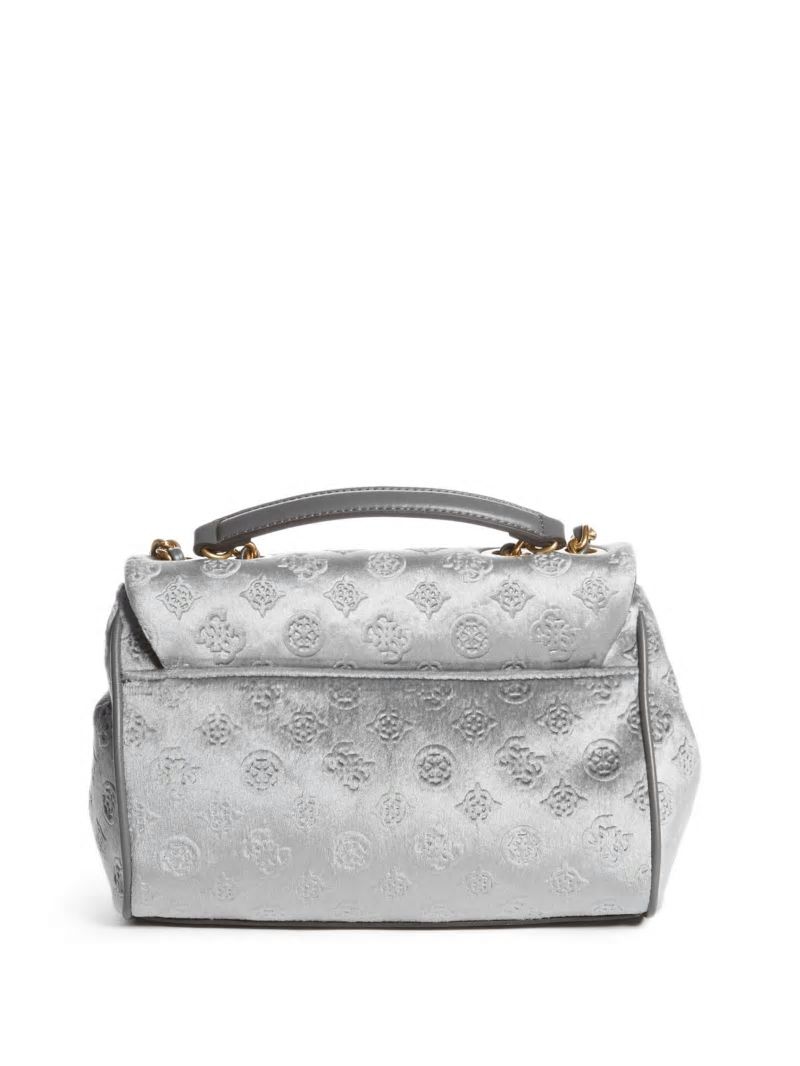 Guess Kimi Logo Convertible Crossbody - Smoke Grey