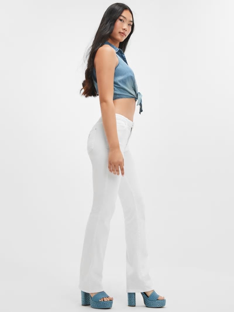 Guess Sexy Straight Jeans - Pure White