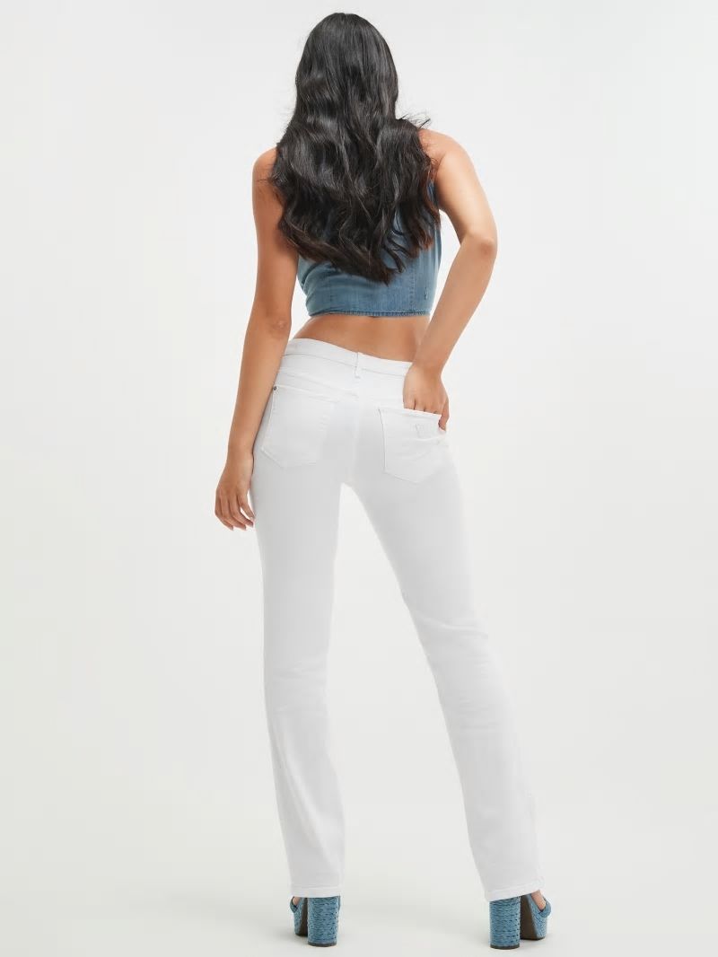 Guess Sexy Straight Jeans - Pure White