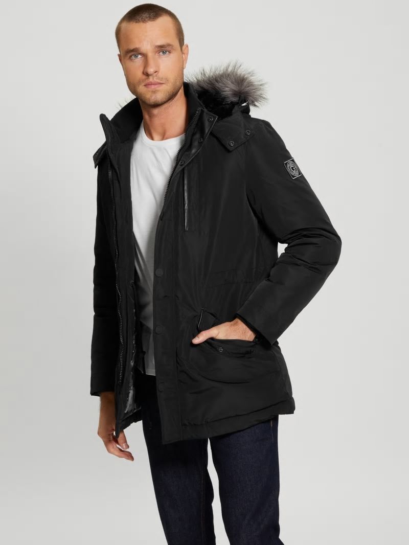 Guess Eco Real Down Parka - Black