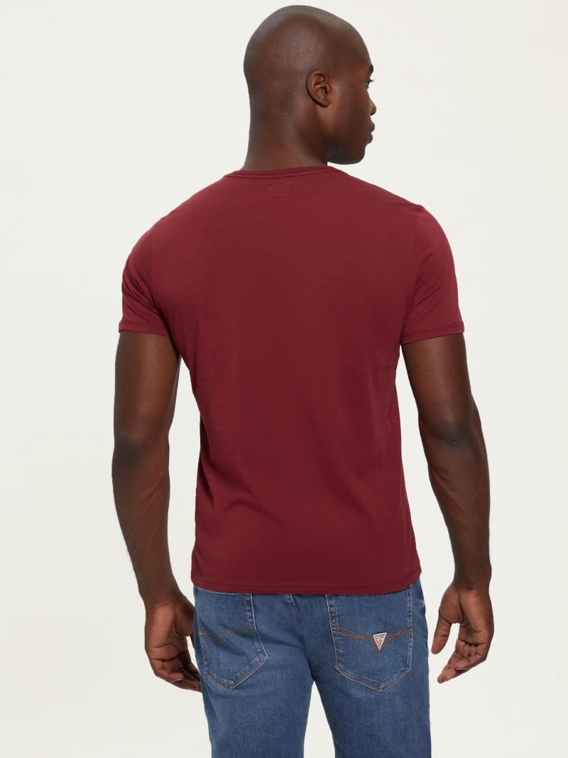 Guess Embroidered Logo Tee - Vino