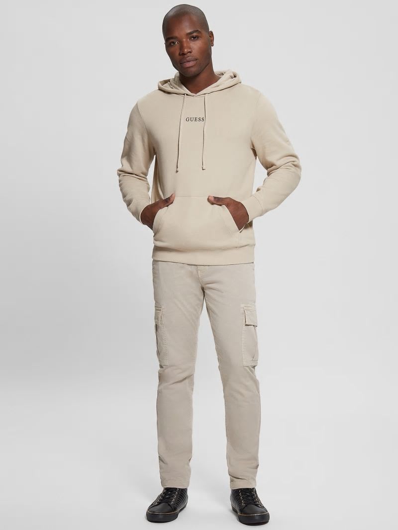 Guess Eco Roy Logo Hoodie - Nomad