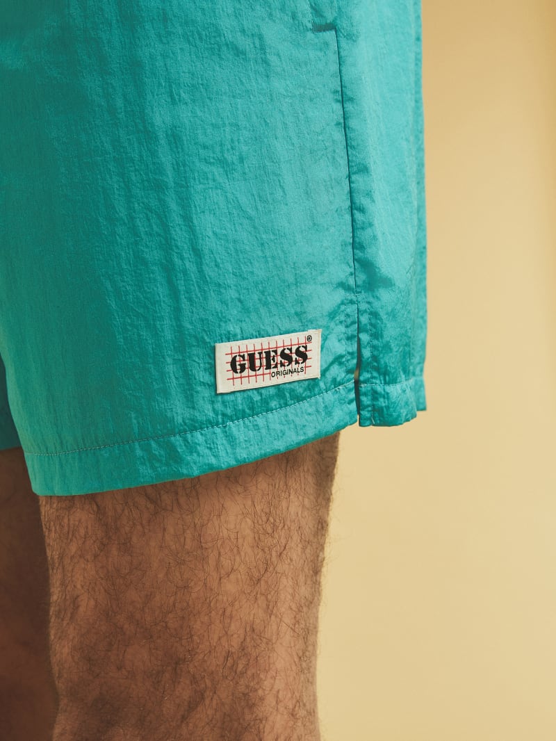 Guess GUESS Originals Kit Nylon Shorts - Paraiso Blue