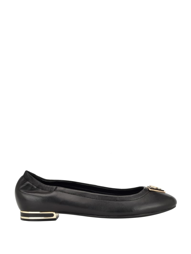 Guess Triangle Black Ballet Flats - Black 002