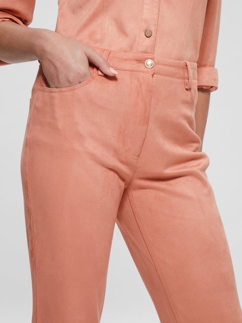 Guess Kelly Straight Pants - Satin Rose