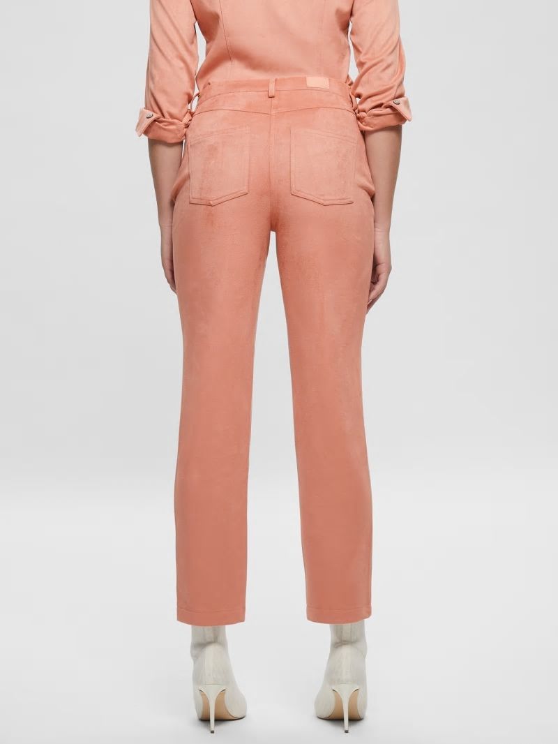 Guess Kelly Straight Pants - Satin Rose