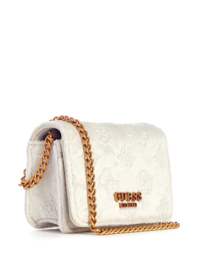 Guess Fynna Micro Mini Bag - White