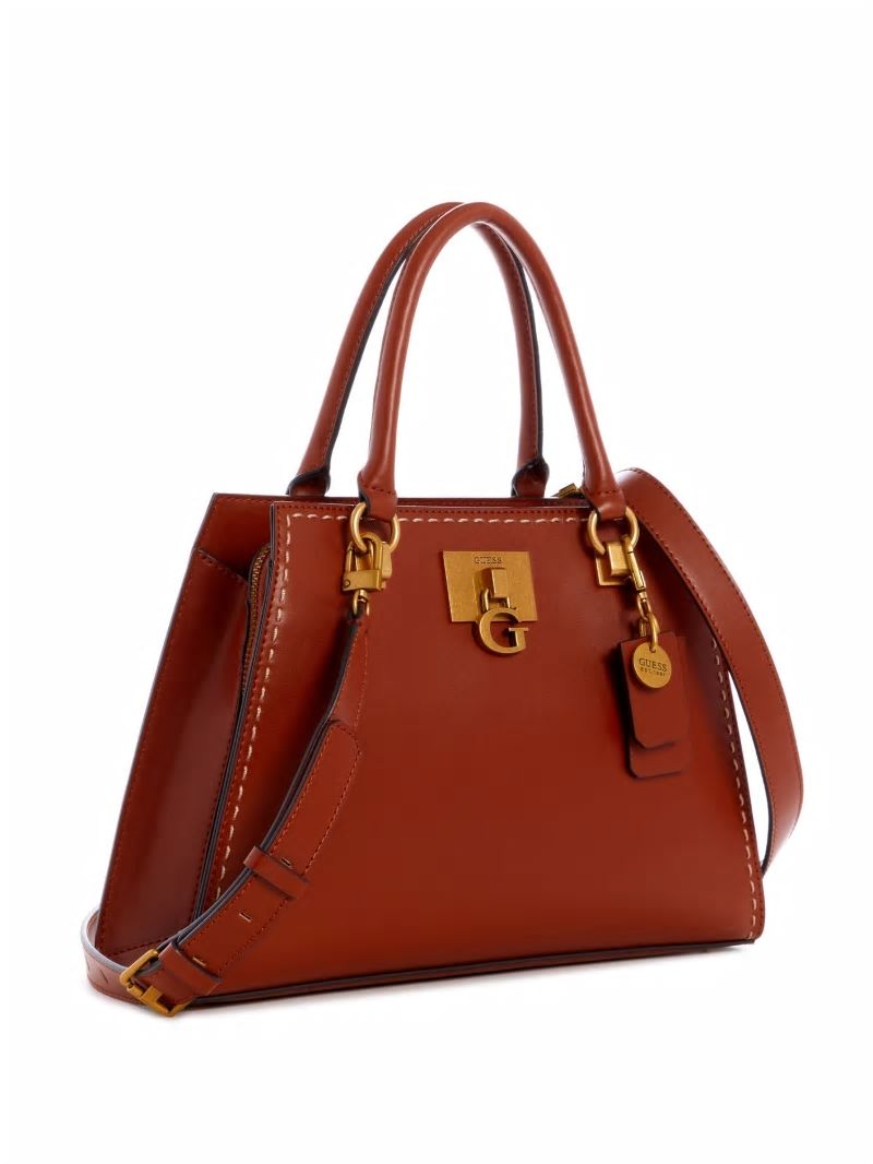 Guess Stephi Girlfriend Satchel - Whiskey