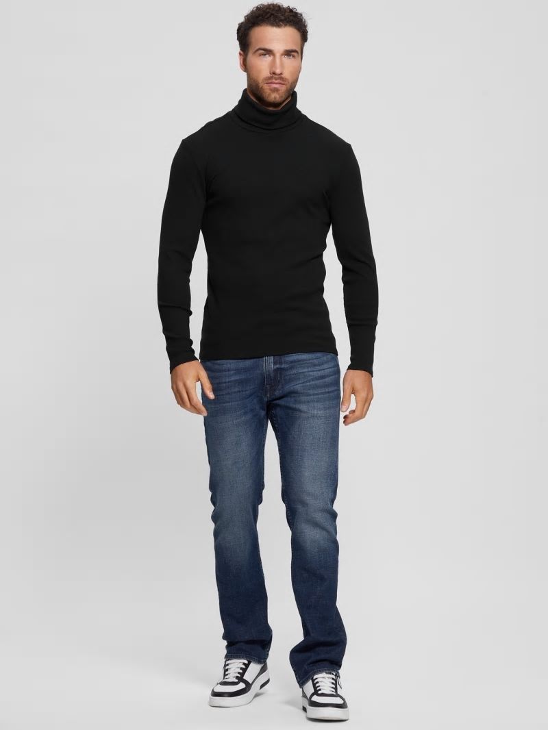 Guess Mateo Turtleneck Tee - Black