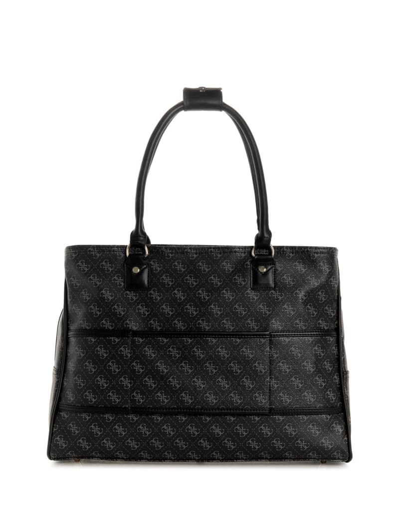 Guess Jesco Quattro G Shopper Tote - Coal Multi