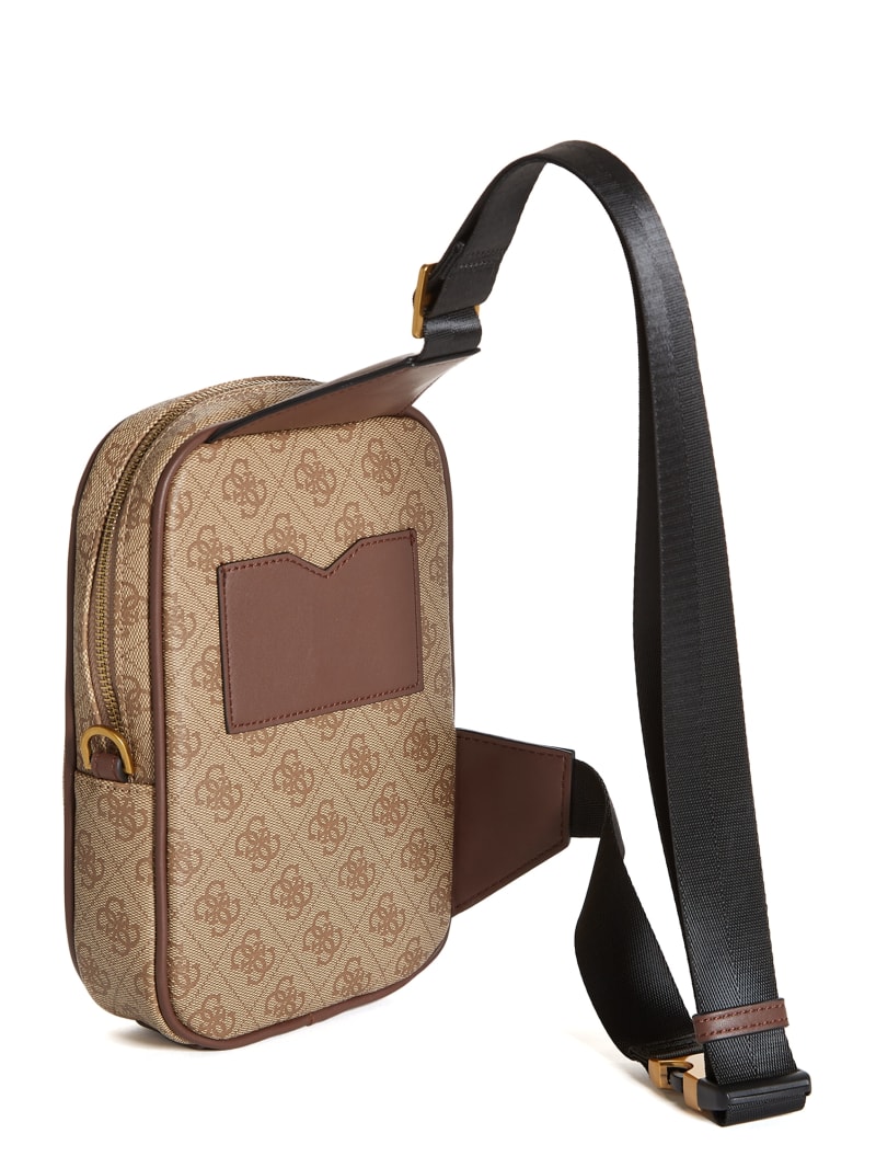 Guess Vezzola Smart Sling Bag - Bamboo