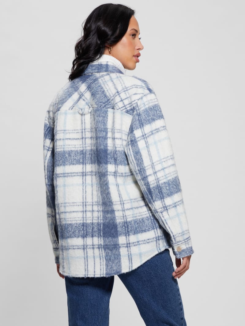 Guess Sierra Plaid Overshirt - Mojave Stone Multi