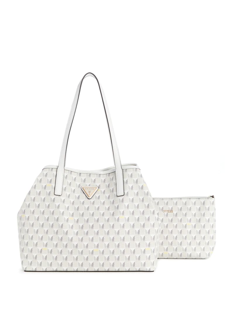 Guess Vikky Tote Set - Steel