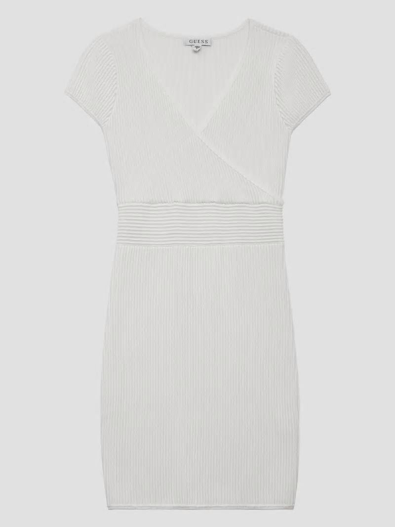 Guess Eco Elise Knit Dress - Dove White