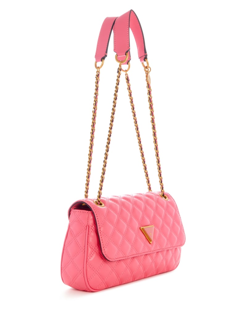 Guess Giully Quilted Convertible Crossbody - Watermelon