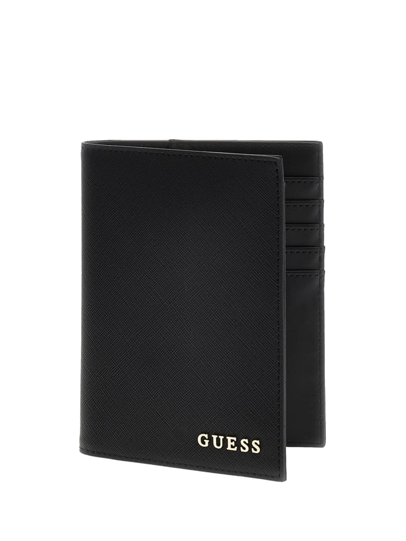 Guess Passport Case and Luggage Tag Gift Set - Black