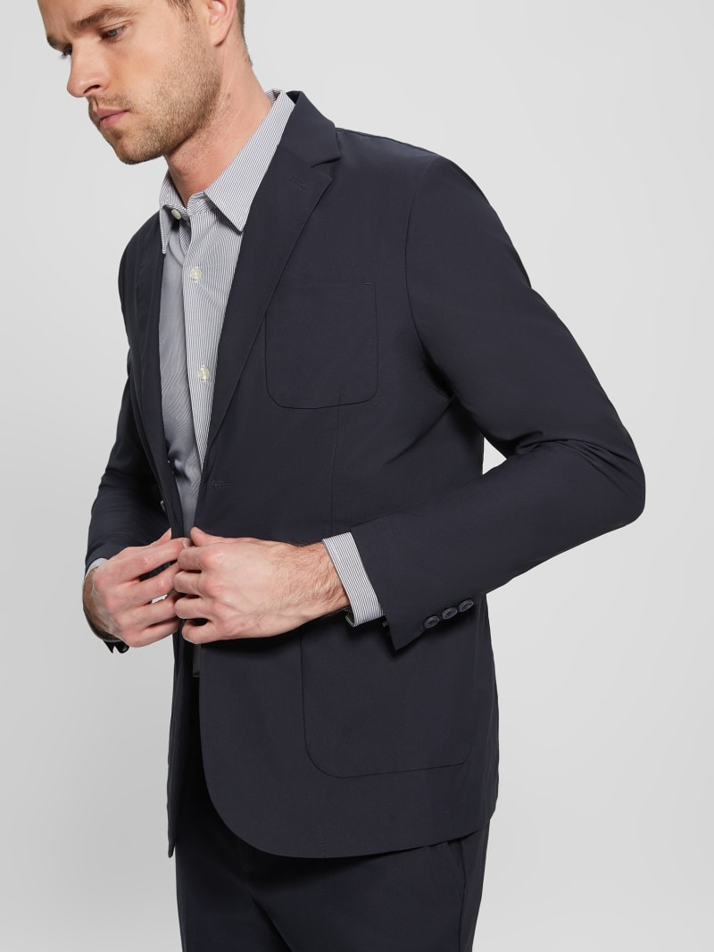 Guess Myron Tech-Stretch Blazer - Bleu éLéGant