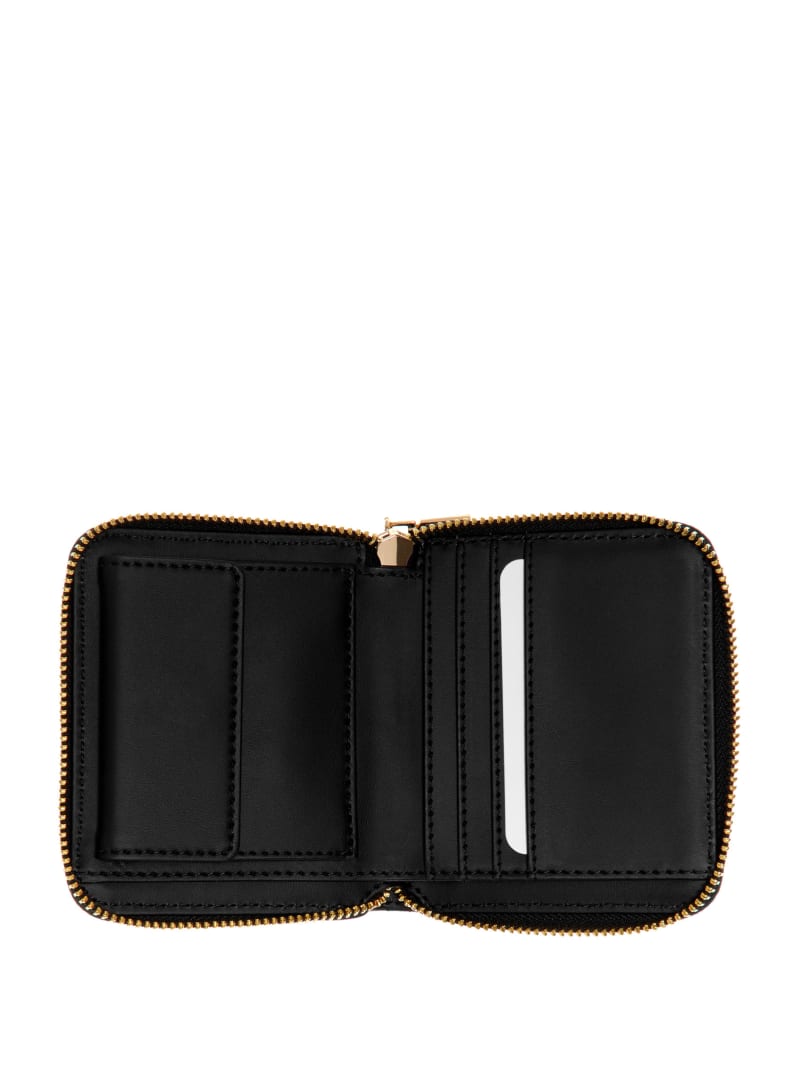 Guess Jania Small Zip-Around Wallet - Black