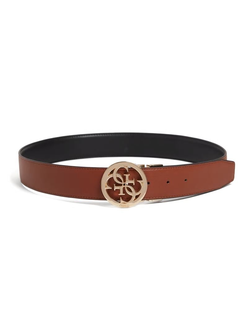 Guess Priscilla Reversible Quattro G Belt - Black