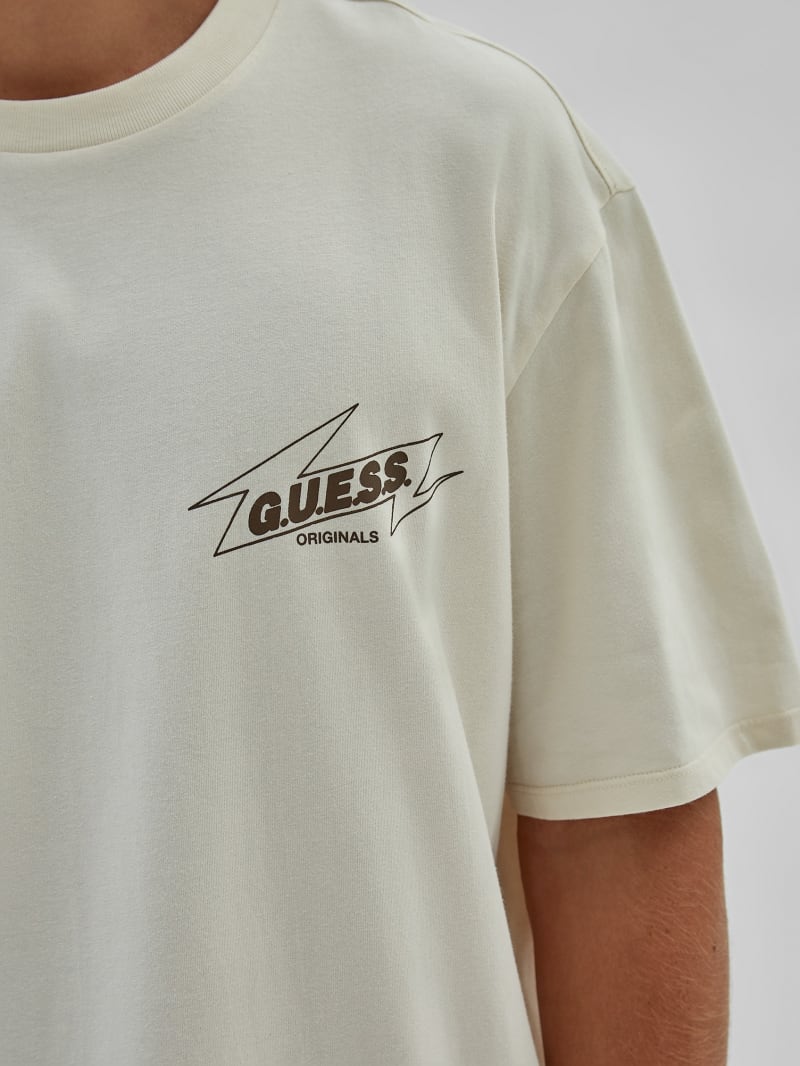 Guess GUESS Originals Eco Radio Tee - Sandy Shore