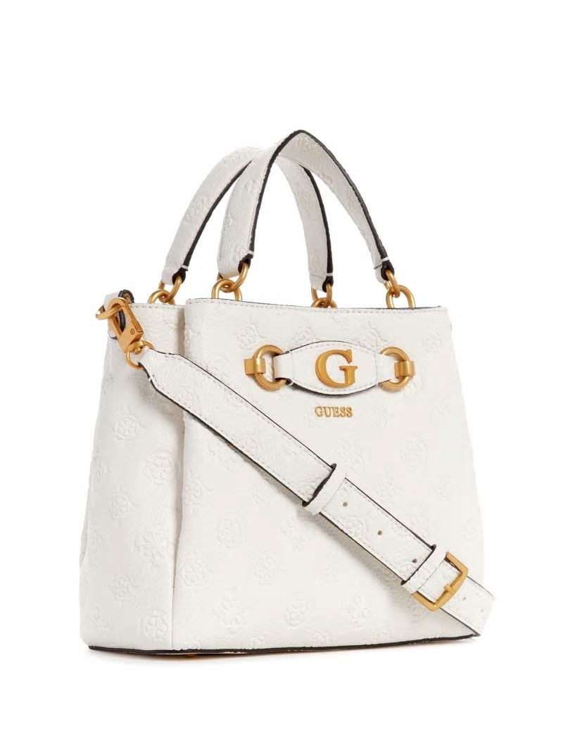 Guess Izzy Girlfriend Mini Satchel - Steel