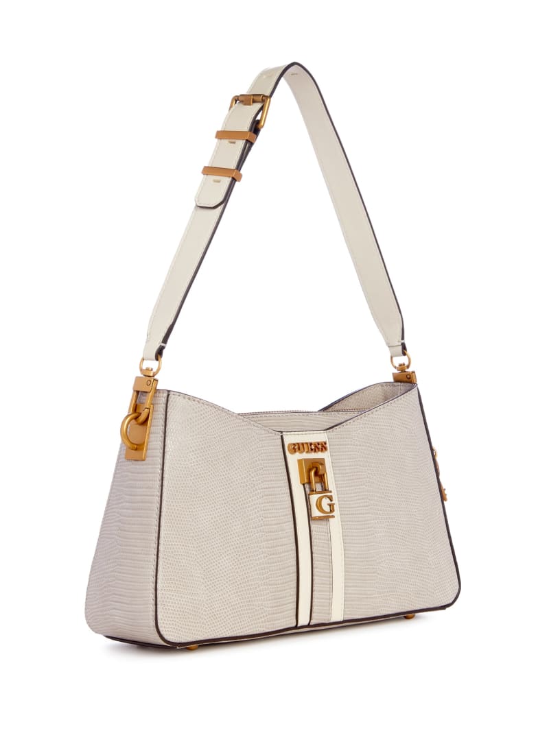 Guess Ginevra Elite Shoulder Bag - Taupe