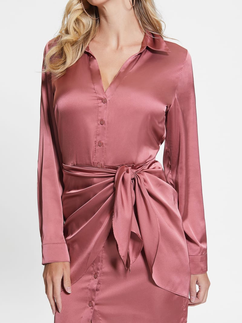 Guess Eco Alya Dress - Antique Mauve