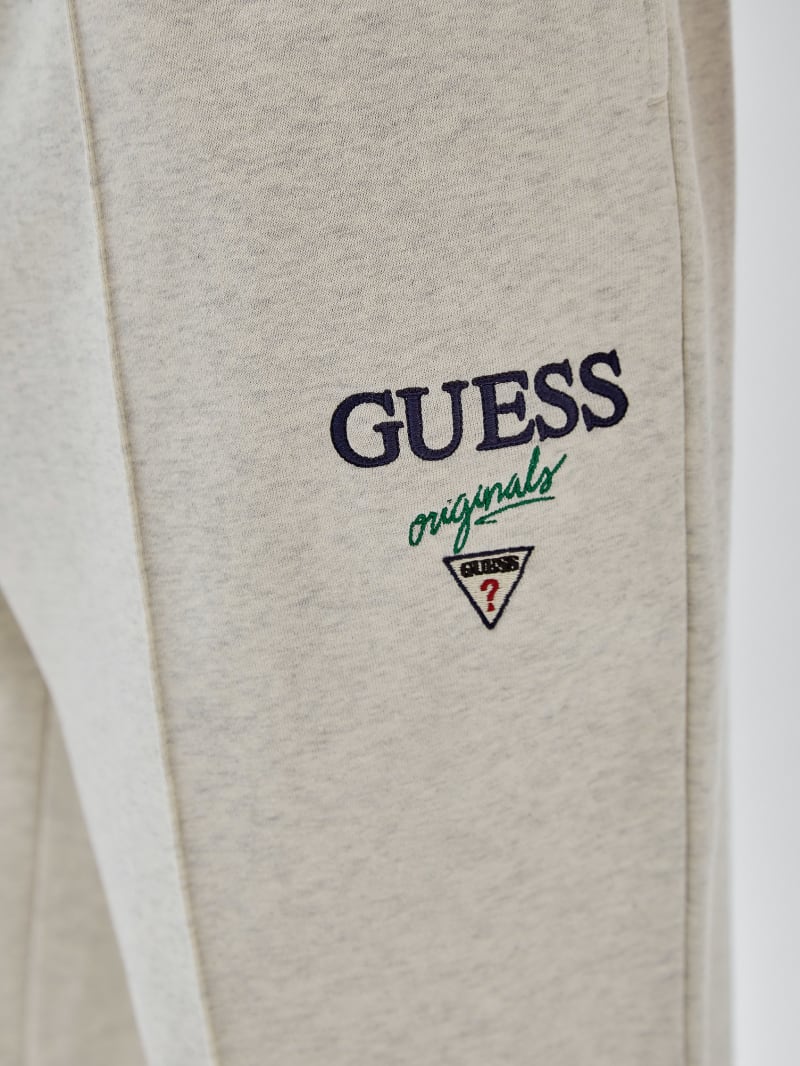 Guess GUESS Originals Heather Logo Joggers - Eli Aged Heather