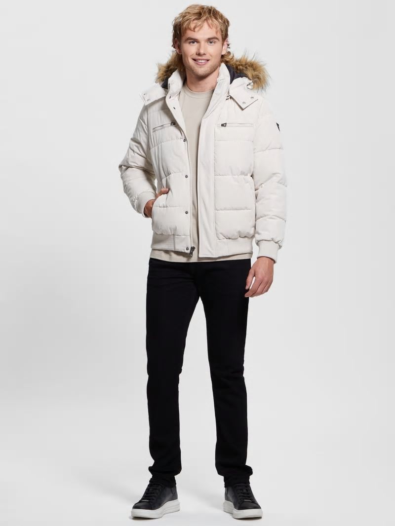 Guess Heavy Flight Puffer Jacket - Dreamy Moon