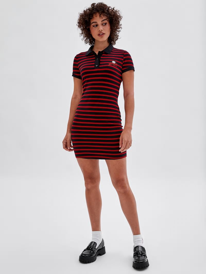 Guess GUESS Originals x Betty Boop Polo Dress - Jet Black Multi