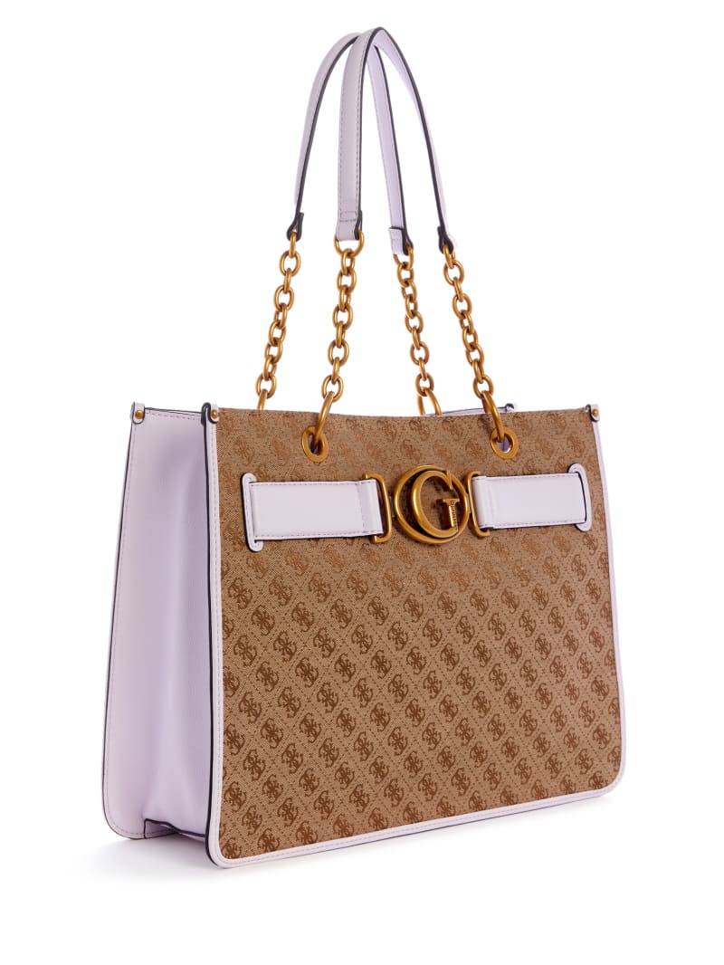 Guess Aviana Tote - Latte/Lilac