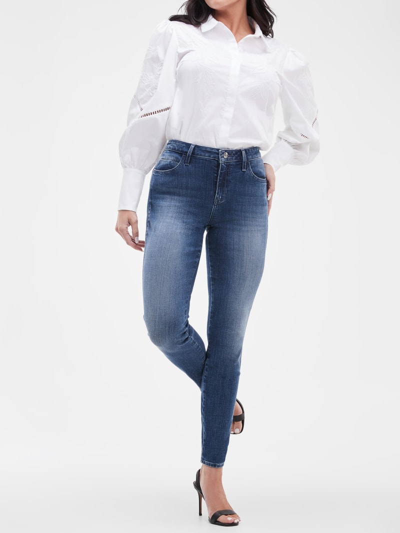 Guess Eco Sexy Curve Mid-Rise Skinny Jeans - Carnaby Indigo