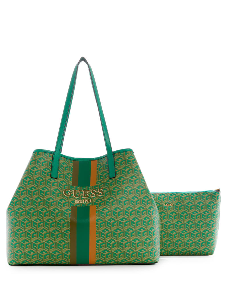 Guess Vikky Large Tote - Forest Logo