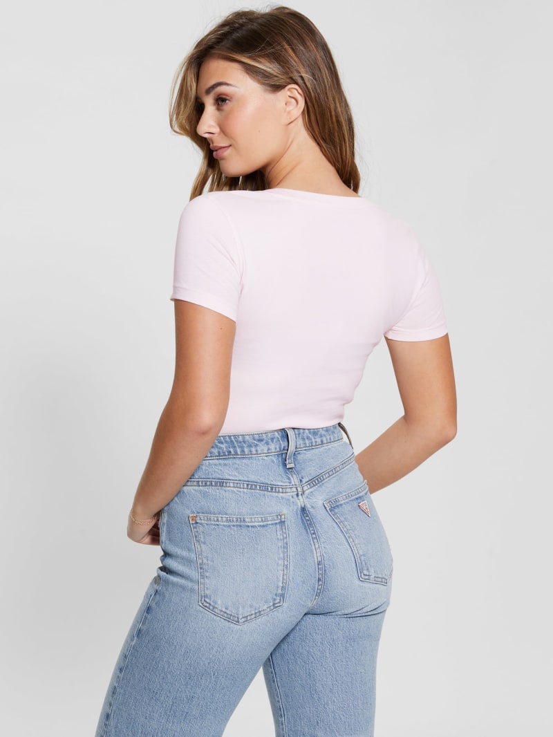 Guess Studded Box Tee - Low Key Pink