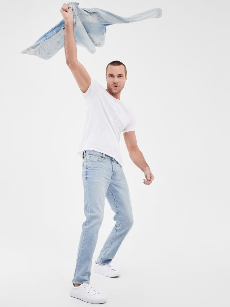 Guess Faded Tapered Jeans - Jackson Wash