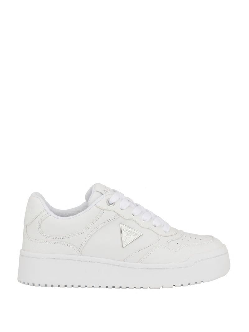 Guess Miram Two-Tone Sneakers - White