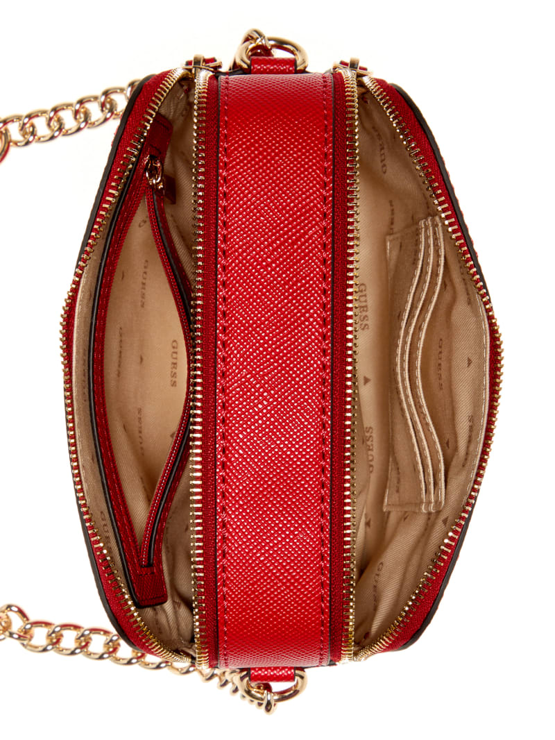 Guess Noelle Camera Crossbody - Red