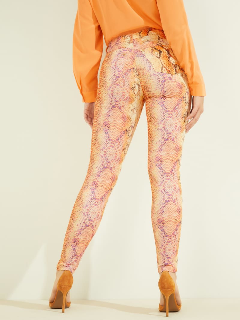 Guess Snakeskin Stiletto No. 97 Skinny Jean - Sonora Skin