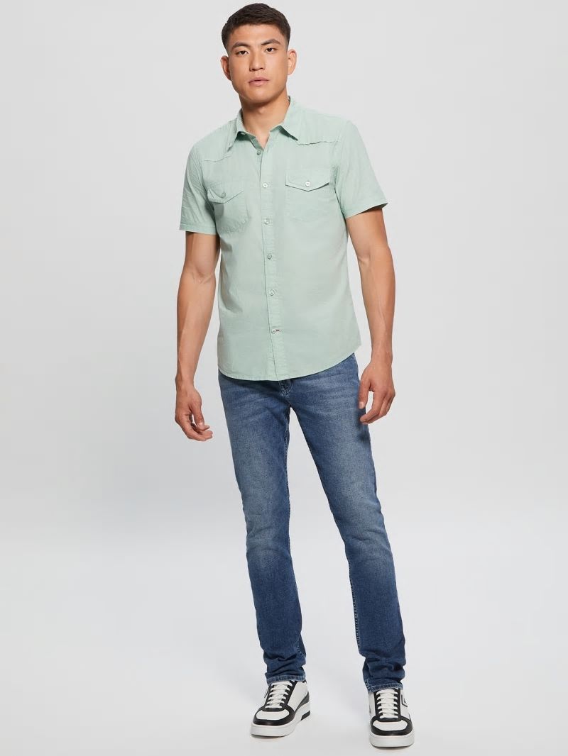 Guess Nottingham Shirt - Soft Mint