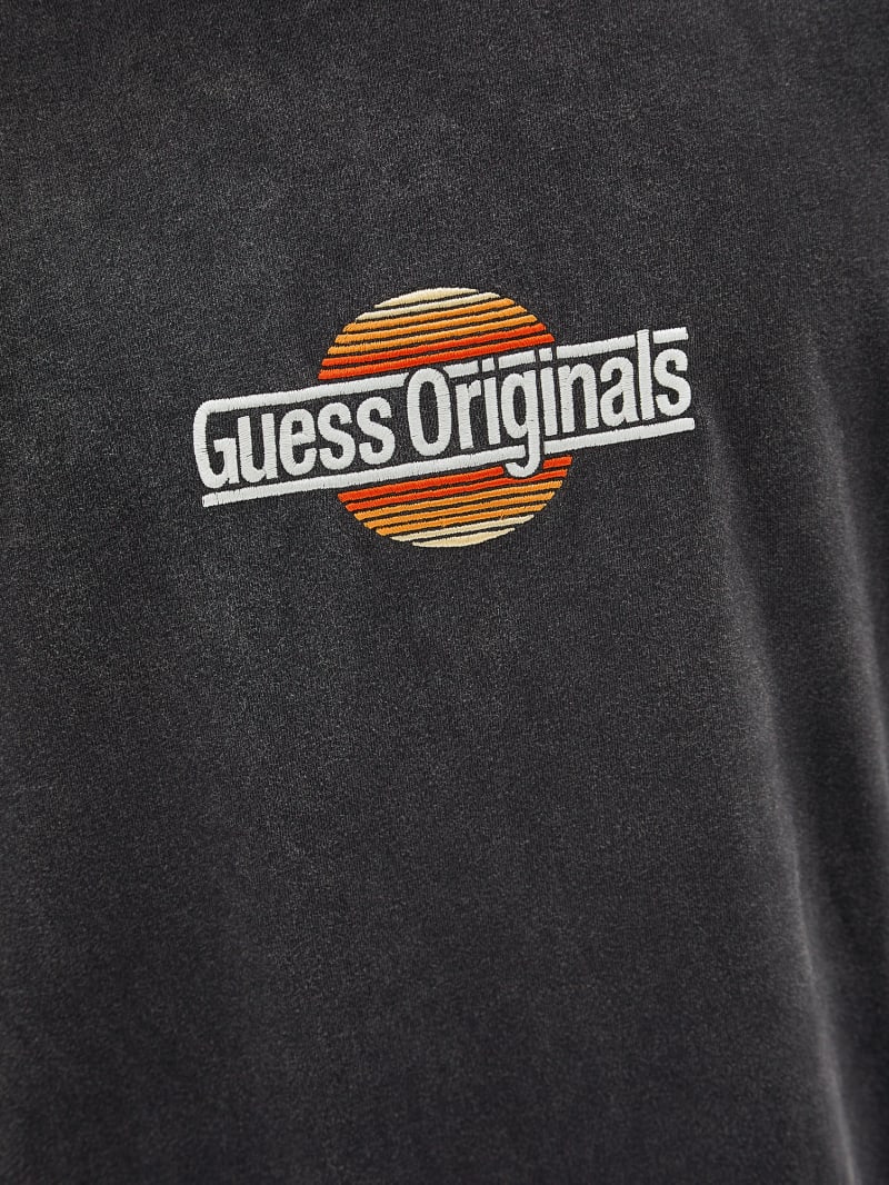 Guess GUESS Originals Eco Sunset Logo Tee - Black