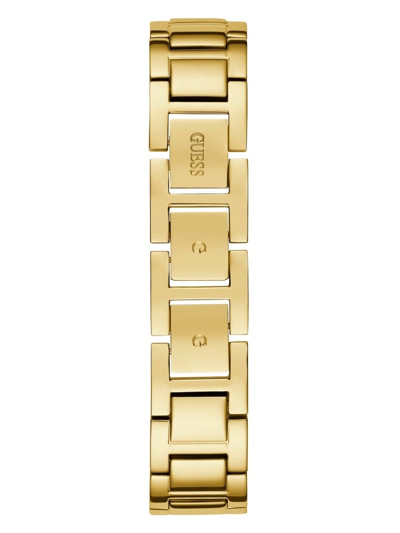 Guess Gold-Tone Chain-Link Analog Watch - Gold