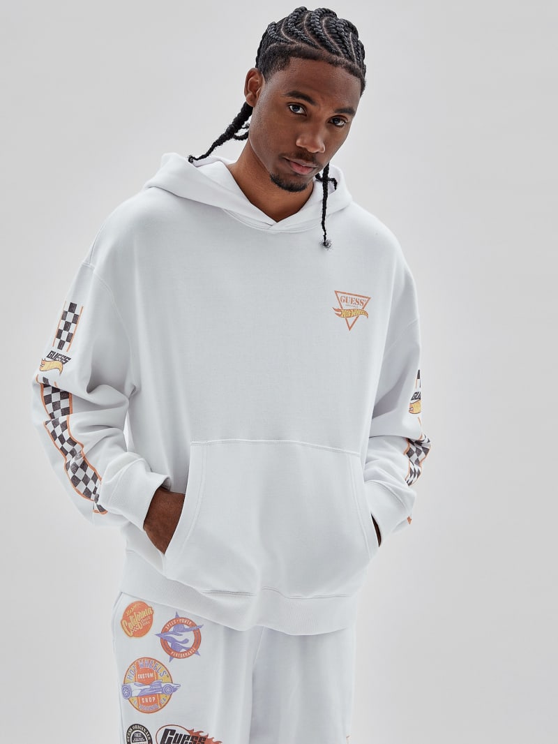 Guess GUESS Originals x Hot Wheels Hoodie - Pure White