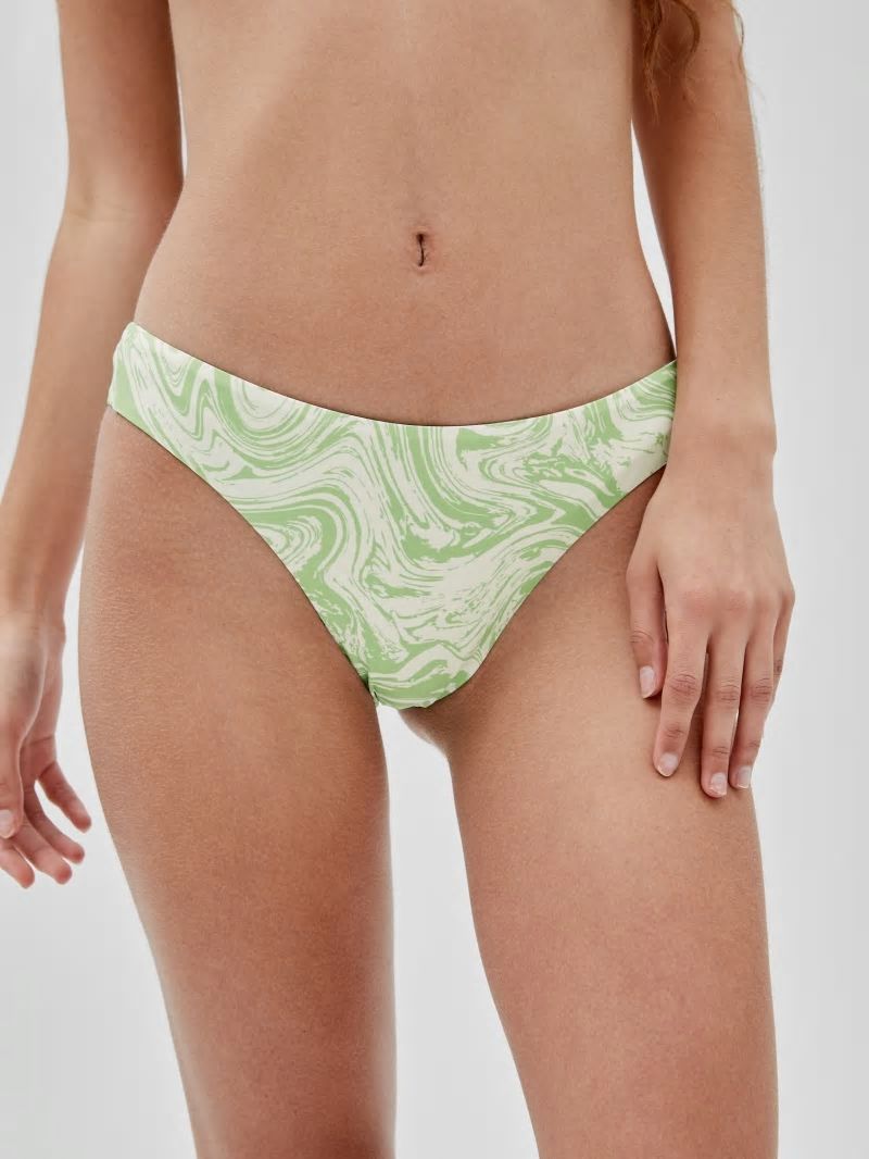 Guess GUESS Originals x J Balvin Swirl Swim Brief - Green Spring Multi