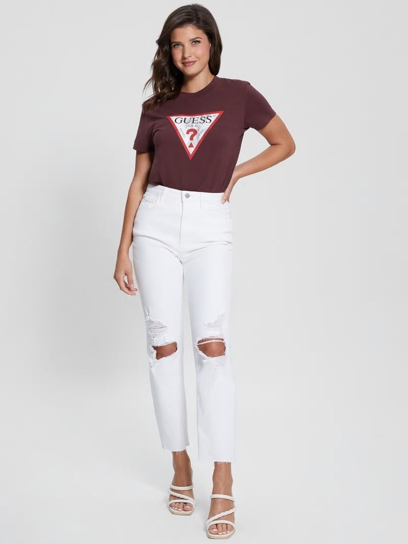 Guess Eco Triangle Logo Tee - Coachwhip