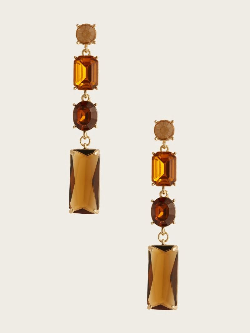 Guess Topaz Drop Earring - Topaz